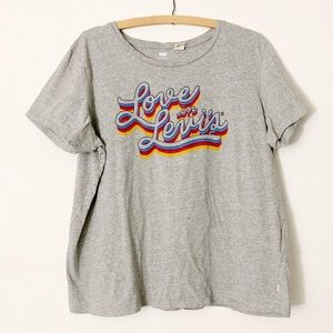 Levi’s Love In Levi’s Graphic Tee Retro T-Shirt 2X
